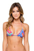 Luli Fama Star Girl Crystallized Seamless Triangle Top